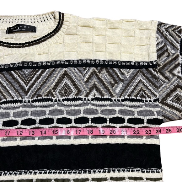 VINTAGE | Made in the US Men’s Protegē Abstract Crewneck Sweater - Sz Large -EUC - Picture 4 of 8